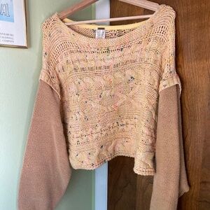 Free People Boho style sweater